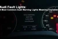 Audi Fault Lights- 8 Most Common Audi Warning Lights Meaning Explained Audi Fault Lights: 8 Most Common Audi Warning Lights Meaning Explained